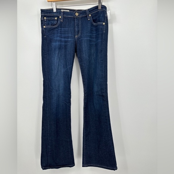 AG Adriano Goldschmied Size 30R x 33 the Angel Boot Cut Blue Jeans - Picture 1 of 3